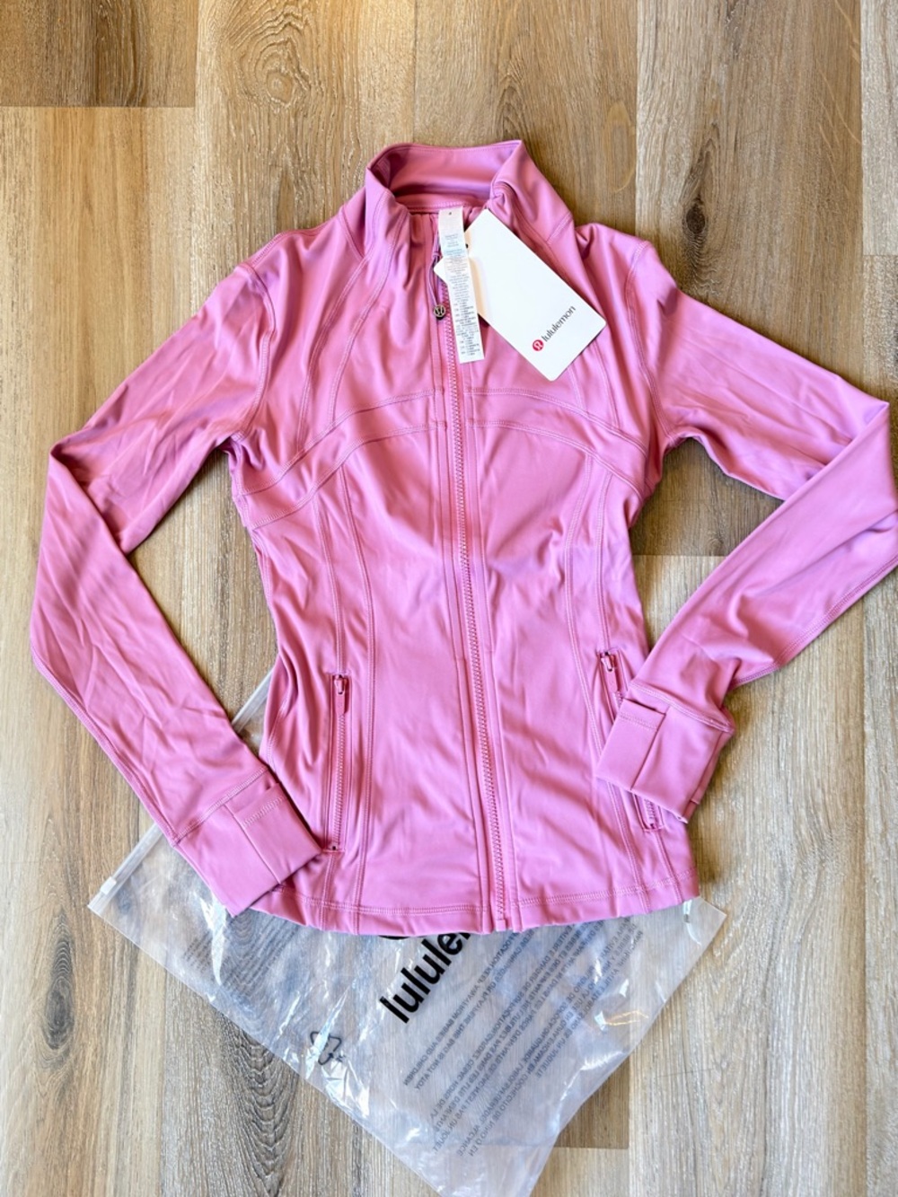 lululemon athletica Pink Full-Zip Athletic Jacket